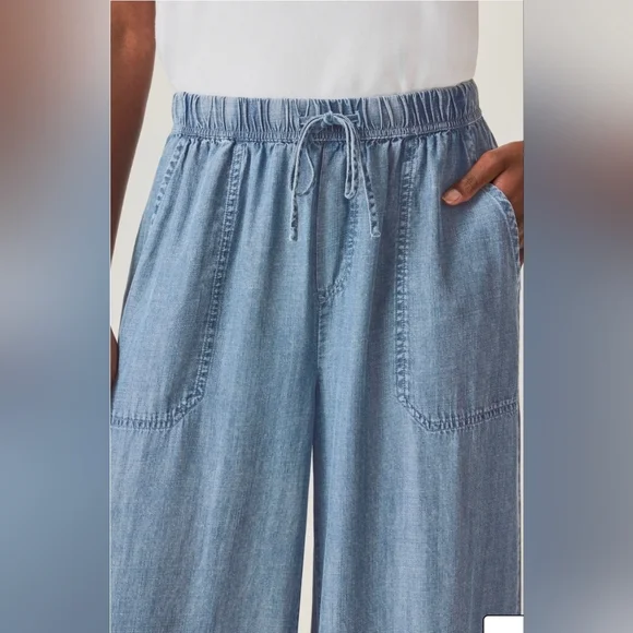 Nordstroms | Women's Angie Indigo Palazzo Pants By Splendid - Size 2XL - Picture 4 of 6